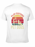 Play Guitars Pet Dogs Graphic Tee