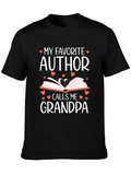 My Favorite Author Calls Me Grandpa T-Shirt
