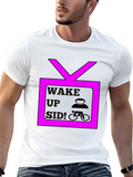 Wake Up Side TV Graphic Tee
