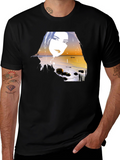 Sunset Silhouette Graphic T-Shirt