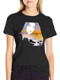 Sunset Silhouette Graphic T-Shirt
