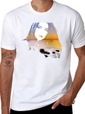 Sunset Silhouette Graphic T-Shirt
