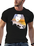Sunset Silhouette Graphic T-Shirt