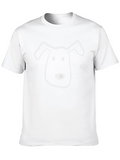 Dog Graphic Tee - Casual Style