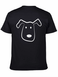 Dog Graphic Tee - Casual Style