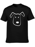 Dog Graphic Tee - Casual Style