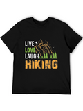 Live Love Laugh Hiking Tee - Adventure Ready