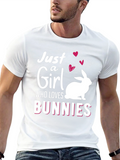 Just a Girl Who Loves Bunnies T-Shirt