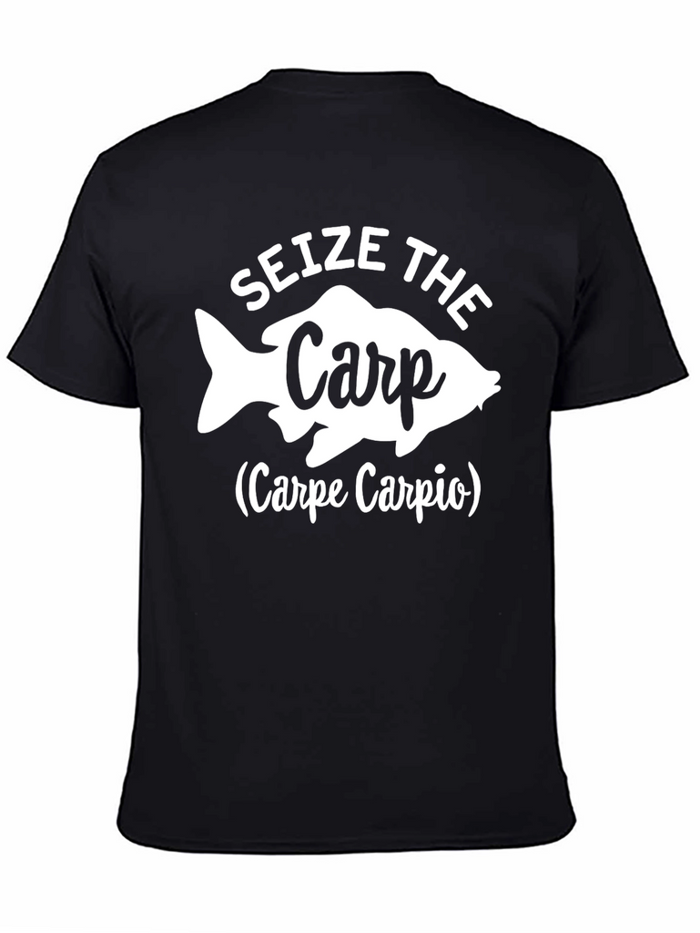 Seize the Carp Funny Fishing T-Shirt