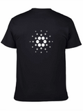 Cardano ADA Crypto Logo T-Shirt - Black