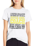Super Cool Coach Black T-Shirt
