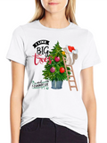 Funny Christmas Tree Squirrel T-Shirt