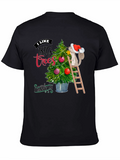 Funny Christmas Tree Squirrel T-Shirt