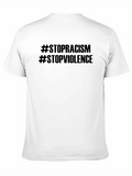 Stop Racism Stop Violence Graphic Tee