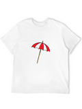 Red & White Umbrella T-Shirt