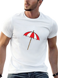 Red & White Umbrella T-Shirt