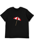 Red & White Umbrella T-Shirt