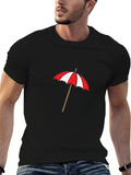 Red & White Umbrella T-Shirt