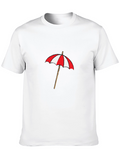 Red & White Umbrella T-Shirt