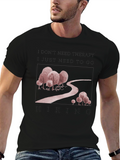 Hiking Therapy T-Shirt - Nature Lover Gift