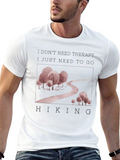 Hiking Therapy T-Shirt - Nature Lover Gift