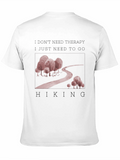 Hiking Therapy T-Shirt - Nature Lover Gift