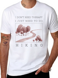Hiking Therapy T-Shirt - Nature Lover Gift