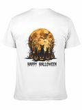 Halloween Cats & Moon T-Shirt