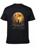 Halloween Cats & Moon T-Shirt