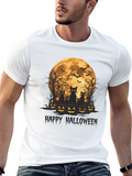 Halloween Cats & Moon T-Shirt