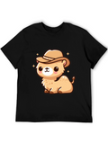 Cute Camel Cowboy Graphic Tee