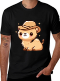 Cute Camel Cowboy Graphic Tee