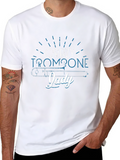 Crazy Trombone Lady T-Shirt - Music Lover Tee