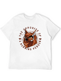 Owl Not a Morning Person Graphic T-Shirt