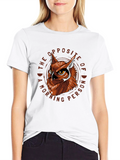 Owl Not a Morning Person Graphic T-Shirt