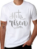 He Is Risen T-Shirt - Religious Easter Apparel