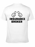 Insurance Broker T-Shirt - Thumbs Up Design