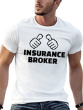 Insurance Broker T-Shirt - Thumbs Up Design
