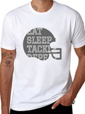 Eat Sleep Tackle Repeat Football Graphic T-Shirt