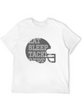 Eat Sleep Tackle Repeat Football Graphic T-Shirt