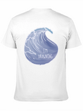 Im Drowning Wave Graphic Black T-Shirt