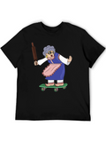 Grandma Skateboarding T-Shirt