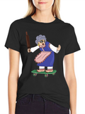 Grandma Skateboarding T-Shirt