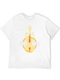 Violin Music T-Shirt - Stylish Musician Tee