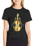 Violin Music T-Shirt - Stylish Musician Tee