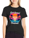 Koh Samui Thailand Retro T-Shirt