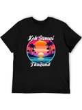Koh Samui Thailand Retro T-Shirt