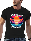 Koh Samui Thailand Retro T-Shirt