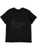 Black Fox Nature Graphic T-Shirt