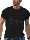 Black Fox Nature Graphic T-Shirt
